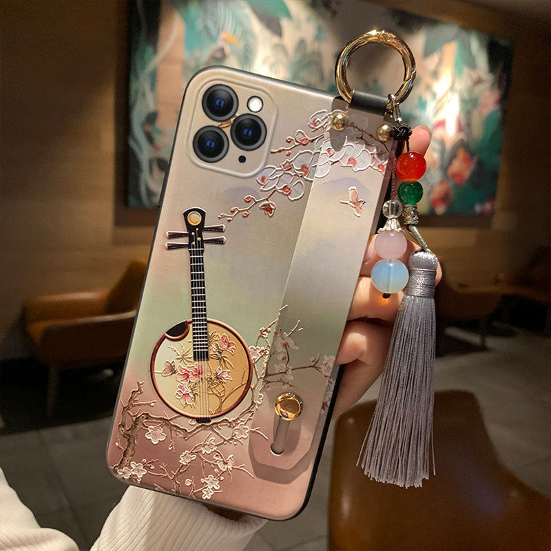 Silicone Wristband Tassel | Ethnic Phone Case