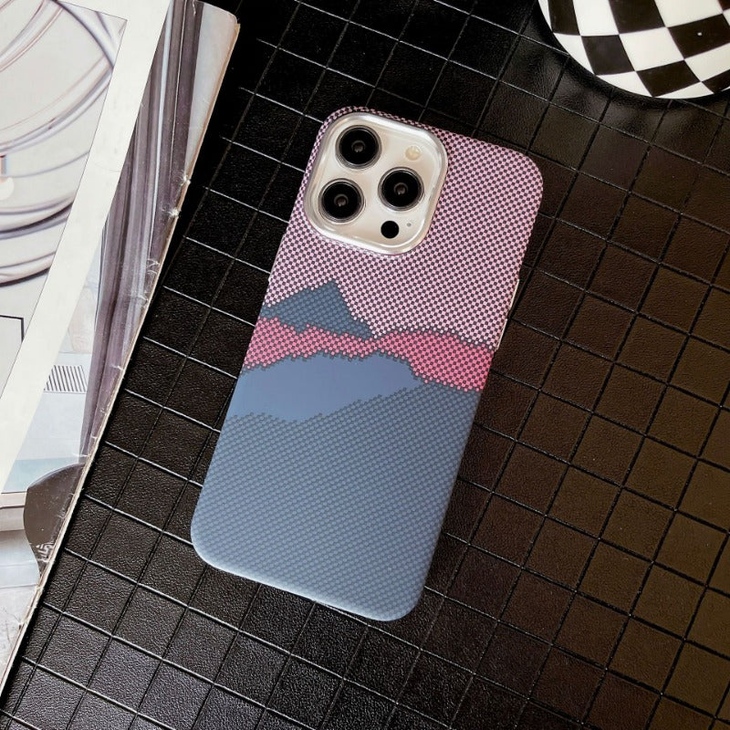 Carbon fiber texture Case| Striped Phone Case