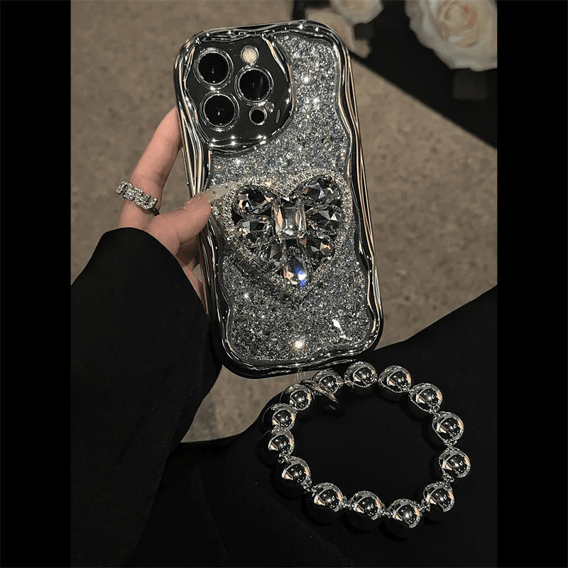 Love Heart Bling Shockproof Soft Protective Cover |Flash Phone Case