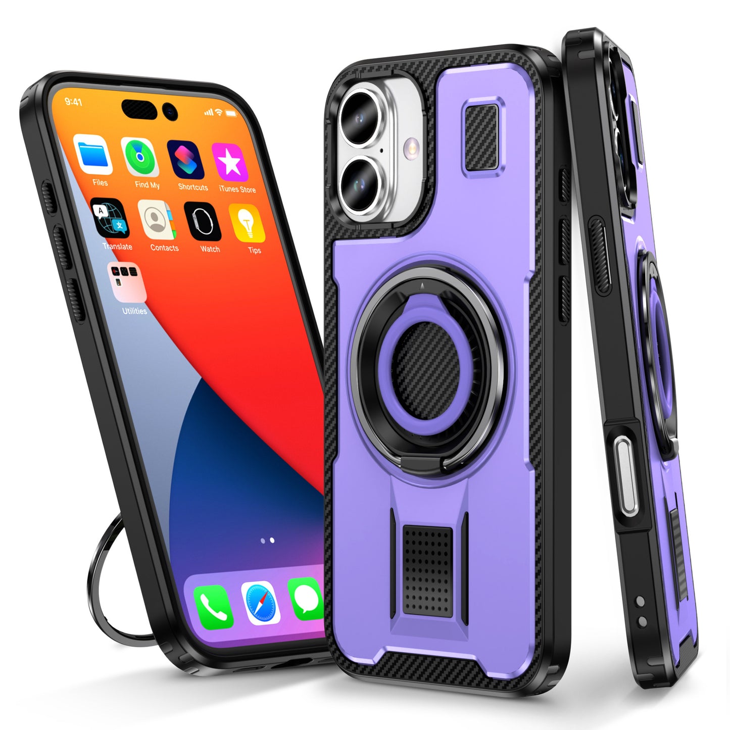 Silicone Drop Protection Non -Slip Carbon Fiber | MagSafe phone Case