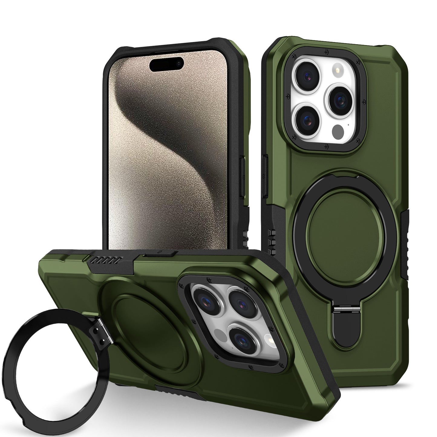 Luxury Armor Attribute Shockproof Anti-Drop| MagSafe Phone Case