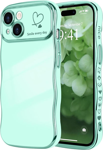 Cute Wave Frame Curly Shape | Flash Phone Case