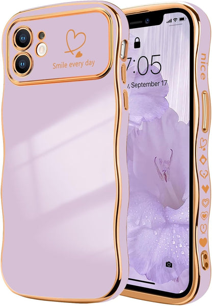 Cute Wave Frame Curly Shape | Flash Phone Case