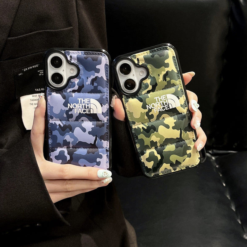 Trendy Brand Camouflage Cotton-filled Down Jacket | 3D Phone Case