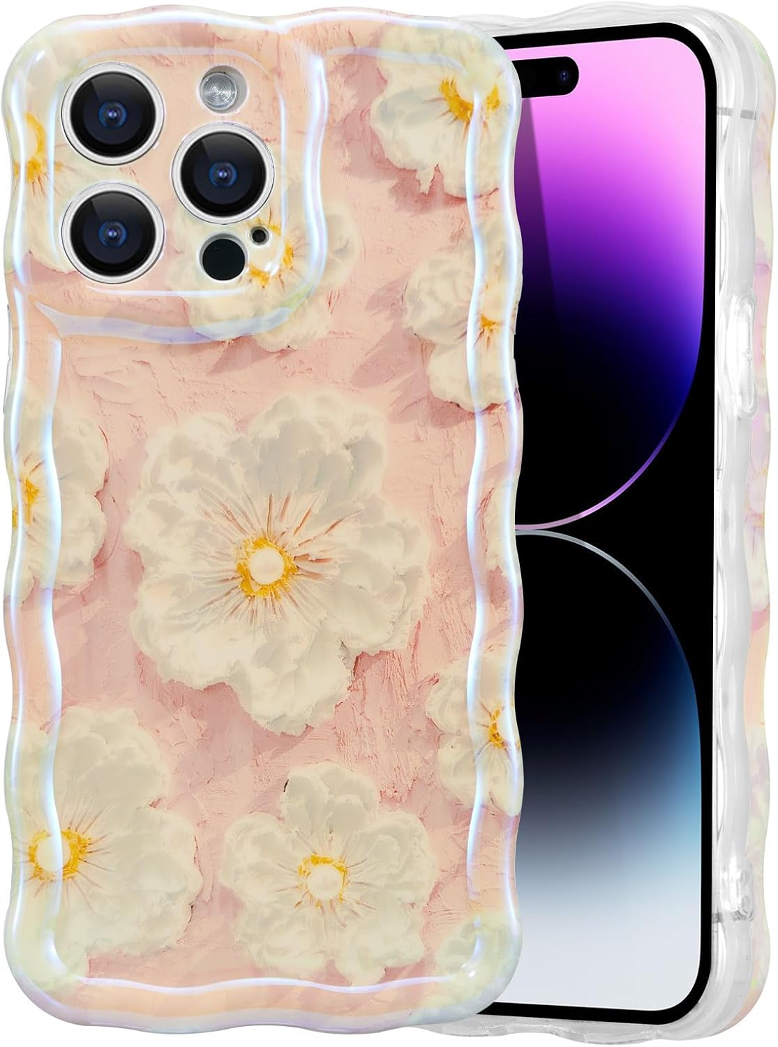 Colorful Retro Oil Painting Flower Phone Case| Floral Phone Case