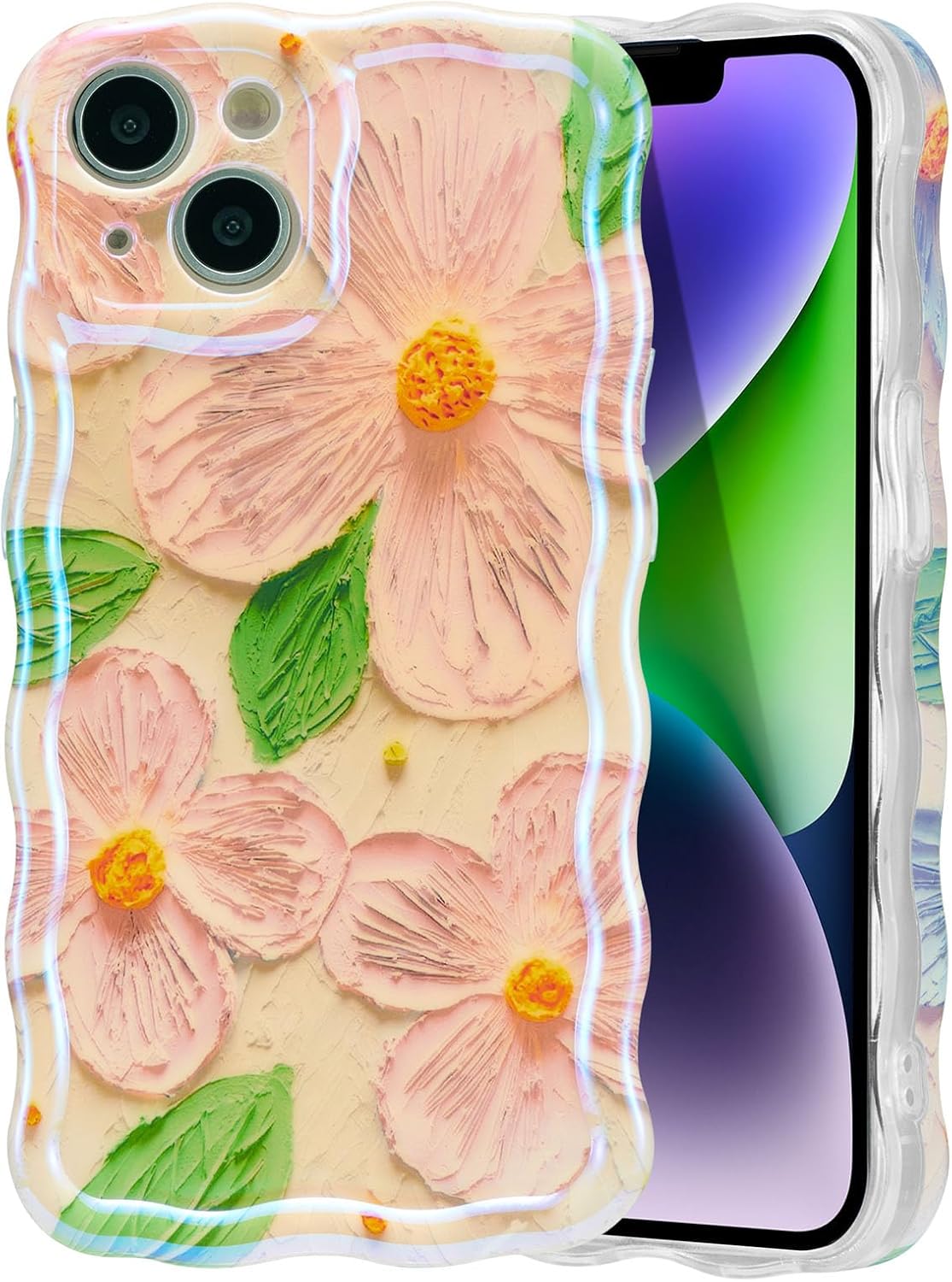 Colorful Retro Oil Painting Flower Phone Case| Floral Phone Case