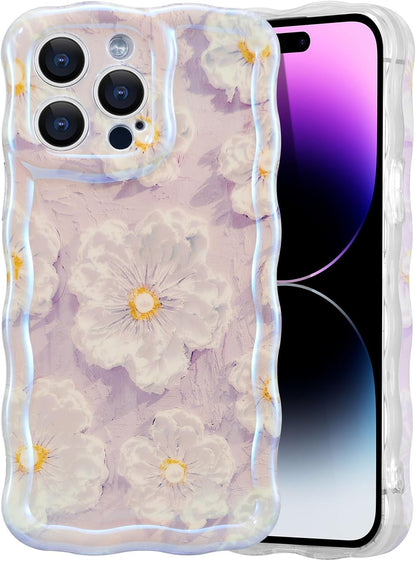 Colorful Retro Oil Painting Flower Phone Case| Floral Phone Case