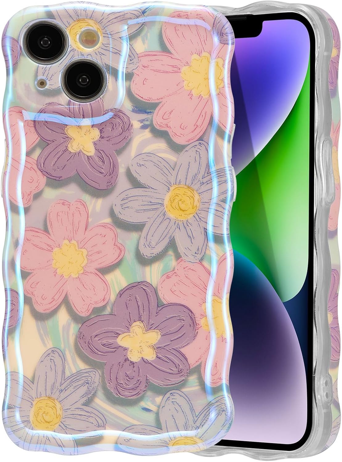 Colorful Retro Oil Painting Flower Phone Case| Floral Phone Case