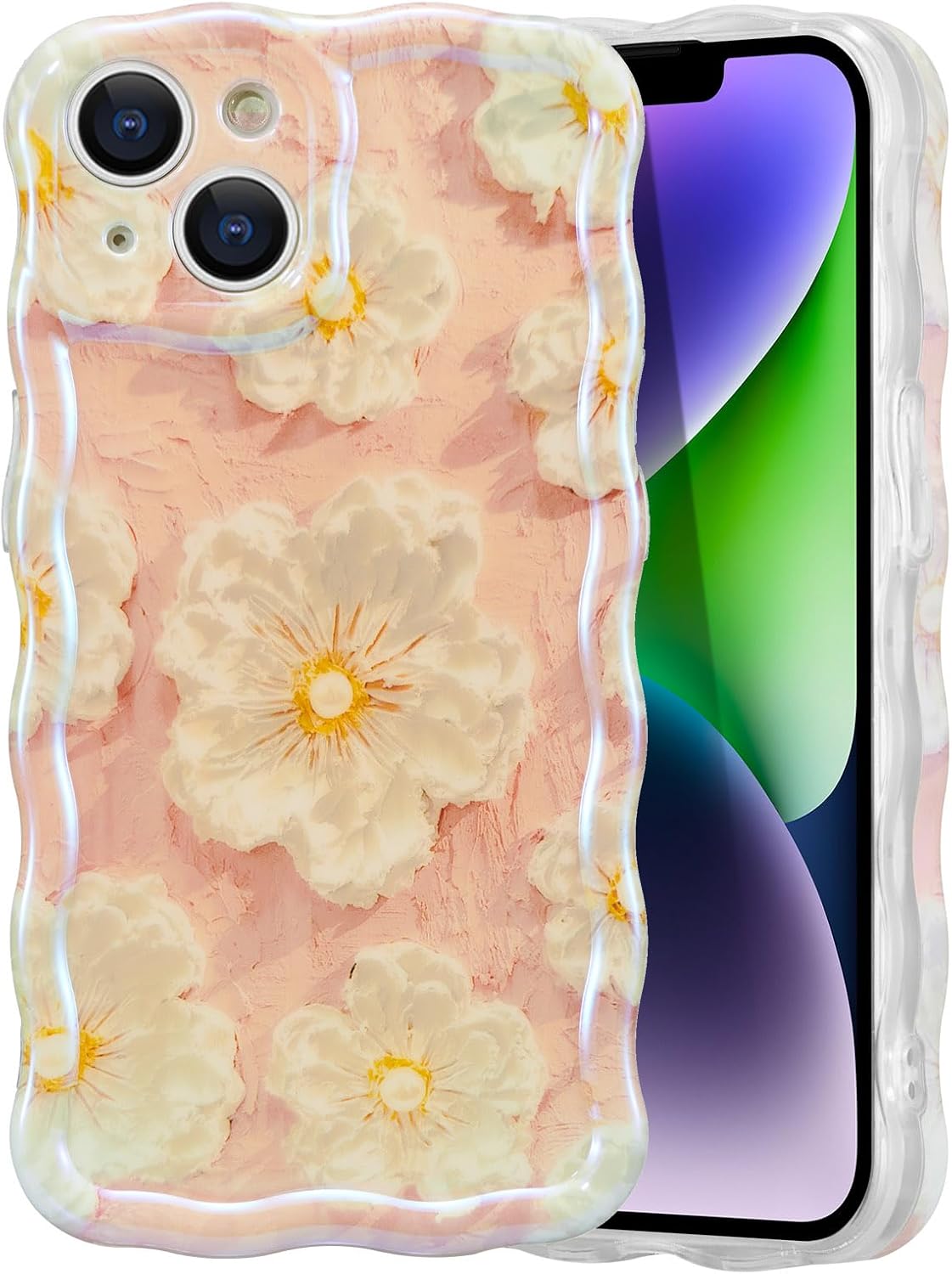 Colorful Retro Oil Painting Flower Phone Case| Floral Phone Case