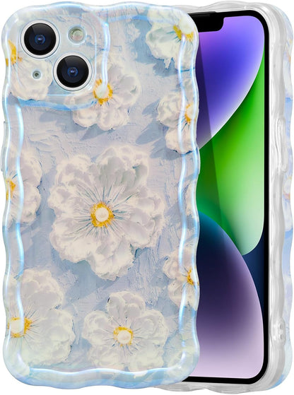 Colorful Retro Oil Painting Flower Phone Case| Floral Phone Case