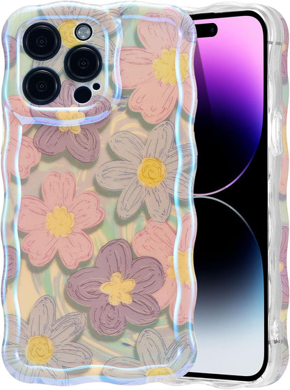 Colorful Retro Oil Painting Flower Phone Case| Floral Phone Case