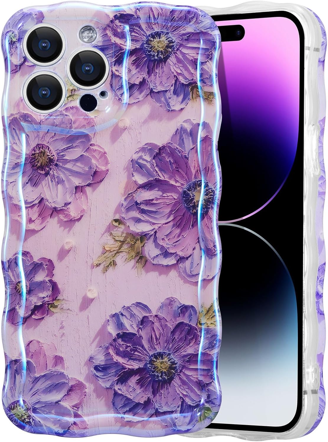 Colorful Retro Oil Painting Flower Phone Case| Floral Phone Case