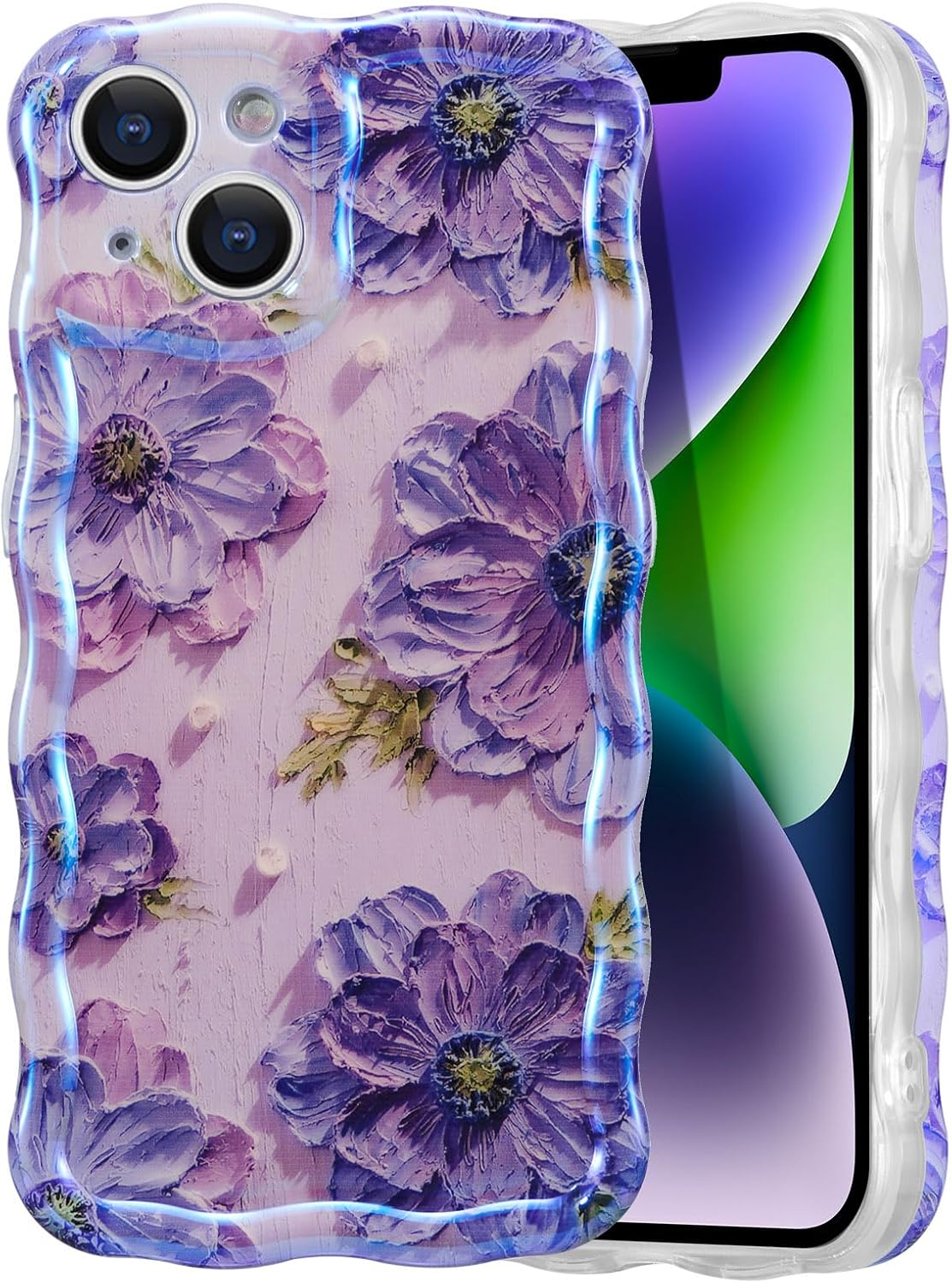 Colorful Retro Oil Painting Flower Phone Case| Floral Phone Case