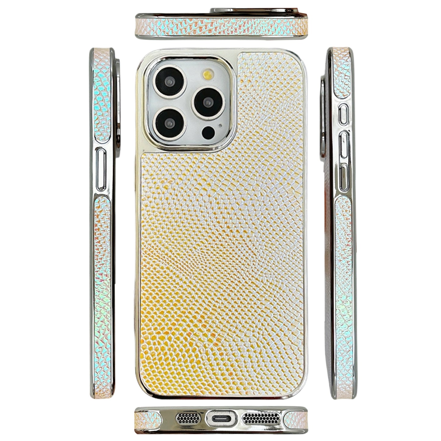 Leather Snakeskin Laser Texture Design |Luxury Phone Cases