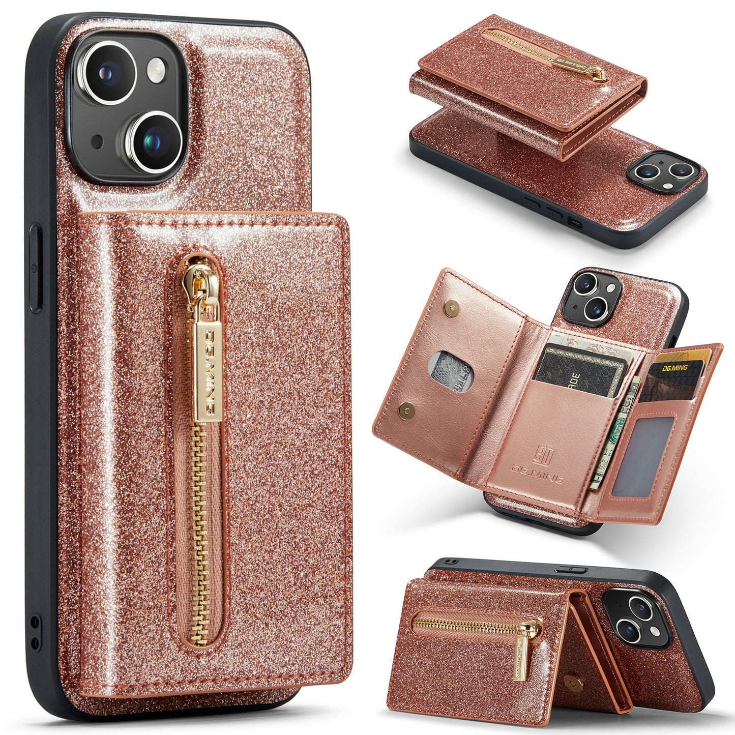 2-in-1 Magnetic Card Bag Phonecase | Cardholder Phone Case