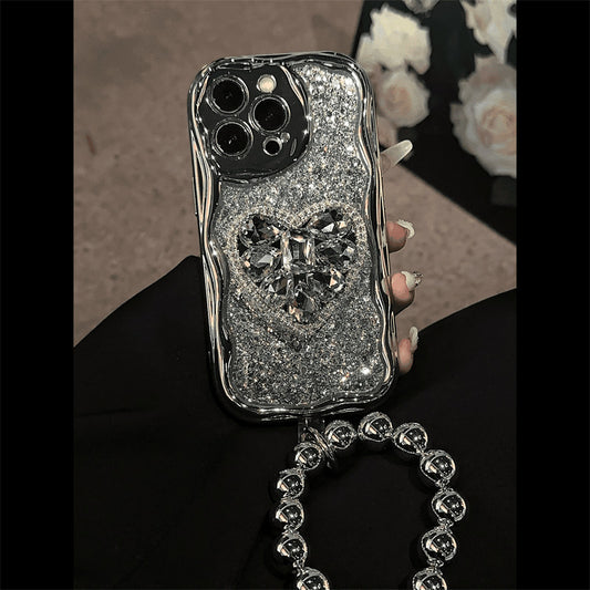 Love Heart Bling Shockproof Soft Protective Cover |Flash Phone Case