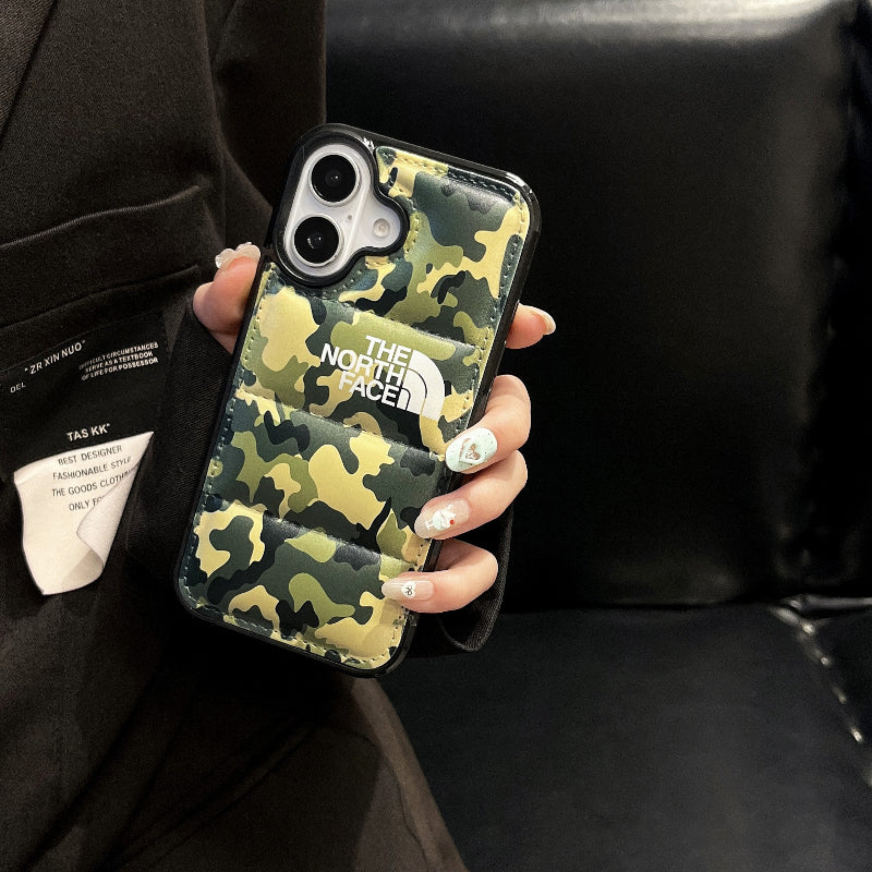 Trendy Brand Camouflage Cotton-filled Down Jacket | 3D Phone Case