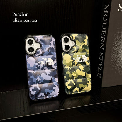 Trendy Brand Camouflage Cotton-filled Down Jacket | 3D Phone Case